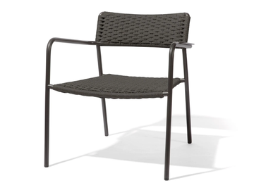 ECHO - Garden easy chair with armrests by MANUTTI