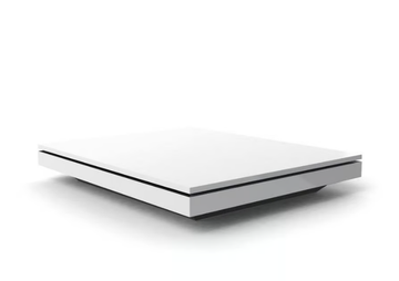 ELEMENTS - Rectangular aluminium garden side table by MANUTTI