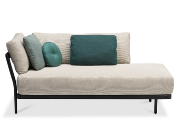 FLOWS - Fabric day bed / garden sofa by MANUTTI