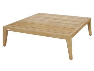 SUNRISE - Low square teak coffee table by MANUTTI