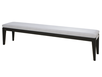 SUNRISE - Teak and fabric garden bench by MANUTTI