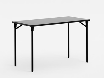 PIUMA - Folding rectangular metal table by Mara