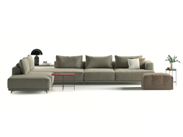 AVALON - Corner modular fabric sofa by Marac