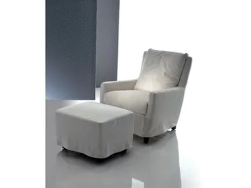 ELISA - Fabric armchair with armrests by Marac