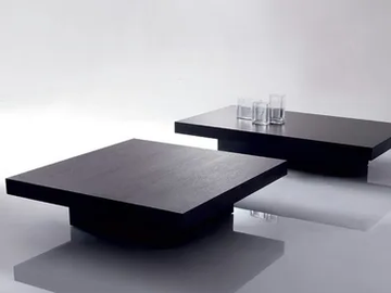 FLAT - Low wooden coffee table by Marac