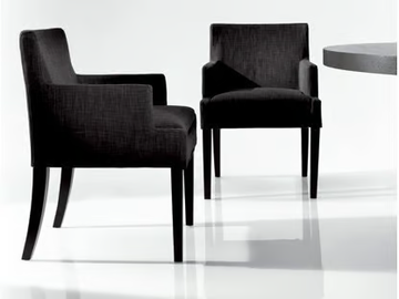 FLY - Fabric chair with armrests by Marac