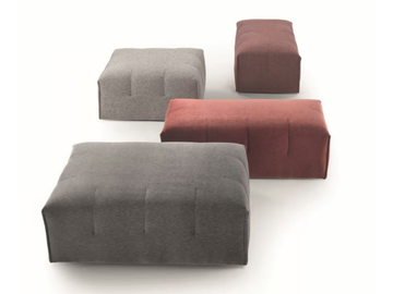 LAIN - Fabric pouf by Marac