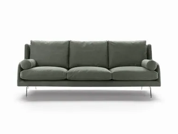 LARSEEN - 3 seater leather sofa by Marac