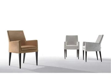 VOLO - Fabric chair with armrests by Marac
