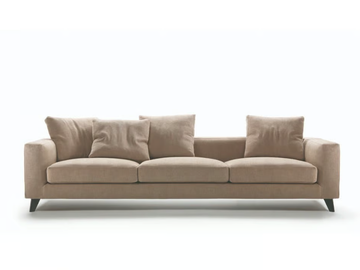 WILLIAM - 3 seater fabric sofa with removable cover by Marac