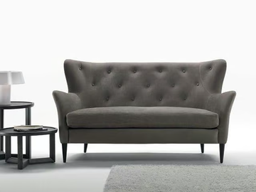 WILSON - 2 seater tufted sofa by Marac