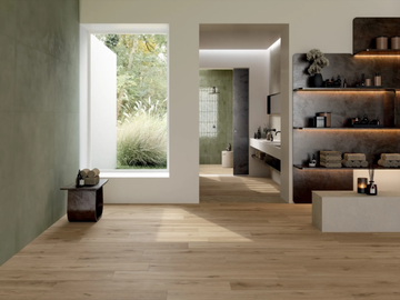 ELISIR ROYAL BEIGE - Porcelain stoneware wall/floor tiles with wood effect by Marca Corona