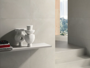 PHASE WHITE - Porcelain stoneware wall/floor tiles with concrete effect by Marca Corona