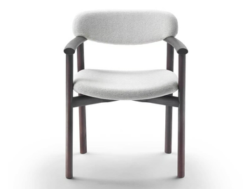 AFRA - Fabric chair with armrests by Marelli