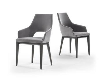 GRACE - Upholstered fabric chair by Marelli