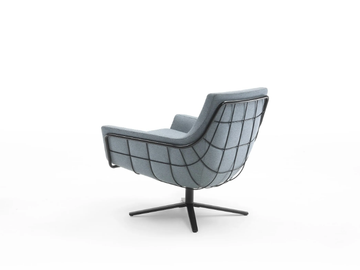 JOY - Swivel armchair with armrests by Marelli