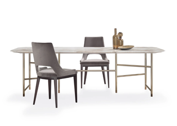 KYOTO - Rectangular marble dining table by Marelli