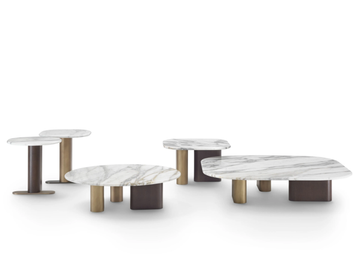 ONNO - Coffee table with marble top by Marelli