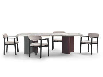 ONNO - Rectangular marble table by Marelli