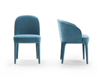 PARIS - Upholstered leather chair by Marelli