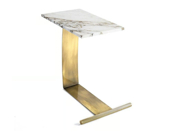 GUY - Marble side table by Marioni