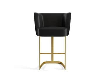 JOAN - High upholstered stool by Marioni