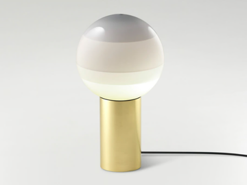 DIPPING LIGHT - LED blown glass table lamp with metal base by Marset