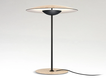 GINGER - LED aluminium and wood table lamp by Marset