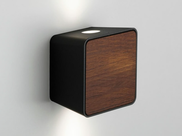 LAB - LED aluminium and wood Outdoor wall Lamp by Marset