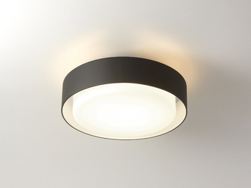 PLAFF-ON! - LED glass and aluminium ceiling light by Marset