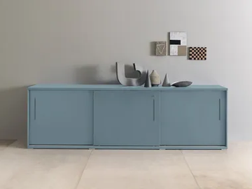 GALAXY SCORREVOLE - Office storage unit with sliding doors by Martex