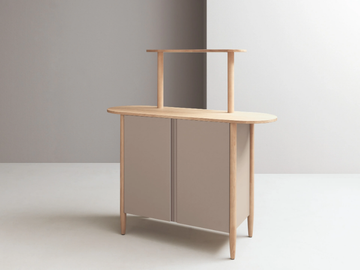 NUCLEO - Wooden bar cabinet by Martex