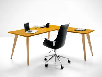 PIGRECO - L-shaped office desk by Martex