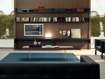 Rectangular coffee table - Rectangular wooden coffee table by Martex