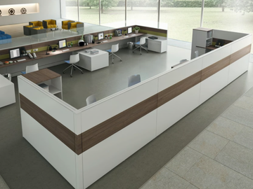 TE08 - Modular office screen by Martex