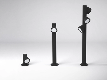 BRUCO - LED aluminium floor lamp by Martinelli Luce