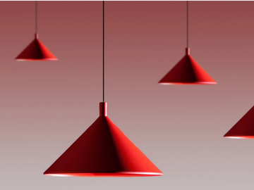 CONO - Aluminium pendant lamp by Martinelli Luce