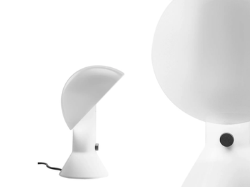 ELMETTO - Adjustable resin bedside lamp by Martinelli Luce