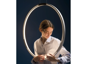 LUNAOP SLIM VERTICAL - LED pendant lamp by Martinelli Luce