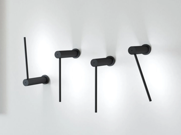 MOSCA - LED adjustable aluminium wall lamp by Martinelli Luce