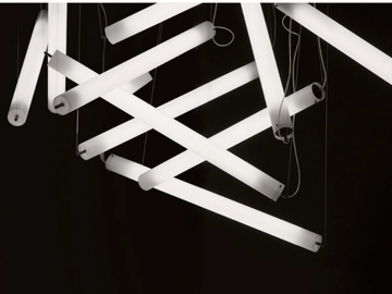 PISTILLO - Dimmable methacrylate pendant lamp by Martinelli Luce