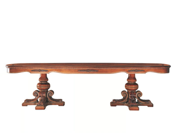 CARY - Extending solid wood dining table by Martini Interiors