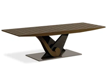 MARLON - Rectangular solid wood table by Martini Interiors
