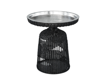 ATLAS HIGH - Round coffee table with tray by Mary&