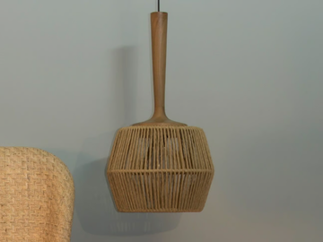BAREL - Rope pendant lamp by Mary&