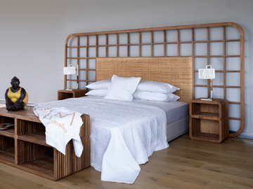 CAGE - Teak double bed by Mary&