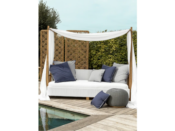 MINERVA SUN SOFA - Canopy teak garden bed by Mary&