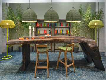 SCULPTURE - Solid wood dining table by Mary&