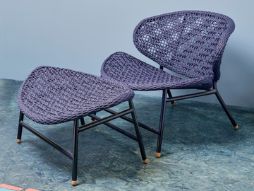 SMILE - Aluminium easy chair by Mary&