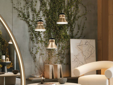 CORDEA S P - LED satin glass pendant lamp by Masiero